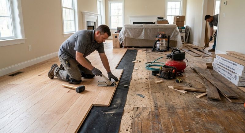 Wood Flooring Replacement in Berlin Center, OH