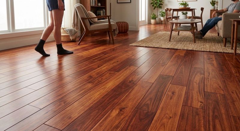 Cherry Floor Installation in Mahoning County, OH