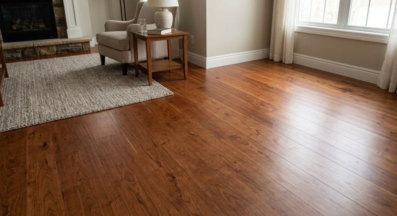 Cherry Floor Installation in Vienna, OH