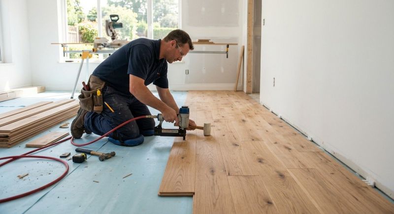 Hardwood Floor Installation in Beloit, OH