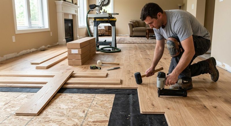 Hardwood Floor Installation in Berlin Center, OH