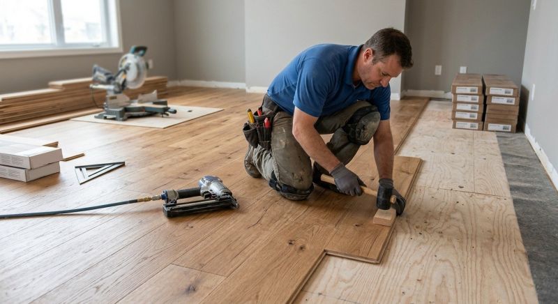 Hardwood Floor Installation in Berlin Center, OH