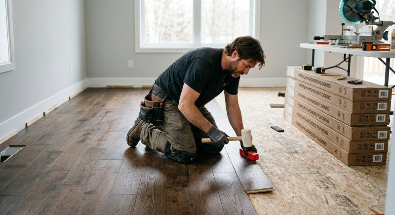 Hardwood Floor Installation in Columbiana, OH