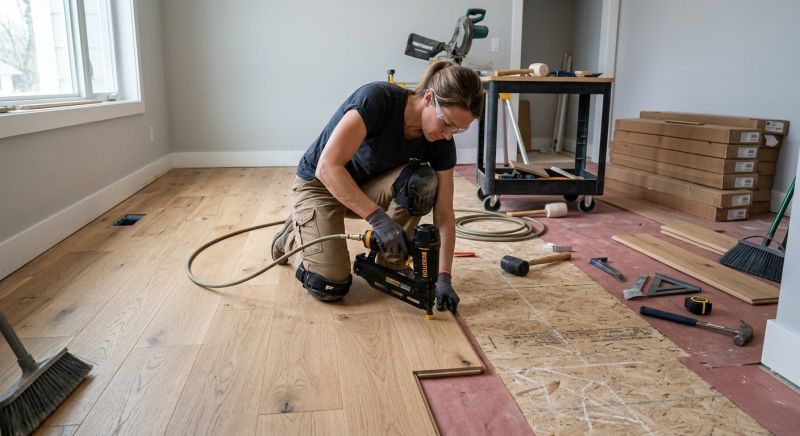 Hardwood Floor Installation in Deerfield, OH