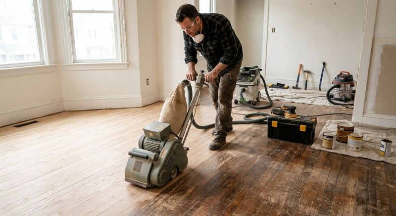 Hardwood Floor Renovation in Youngstown, OH