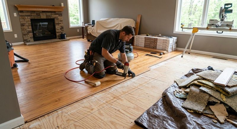 Hardwood Replacement in Girard, OH