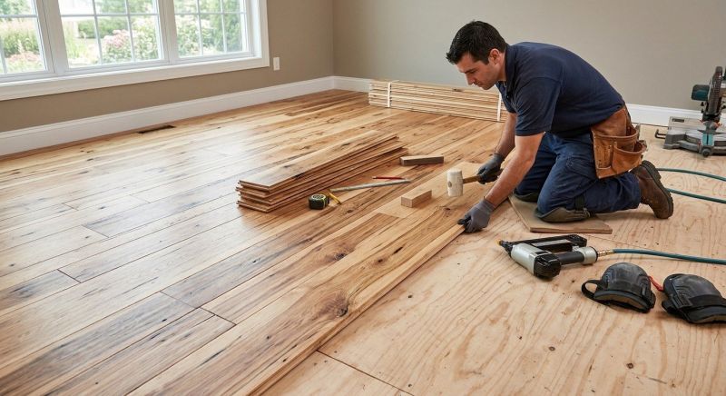 Hickory Floor Installation in Youngstown, OH