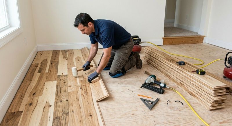 Hickory Floor Installation in Youngstown, OH