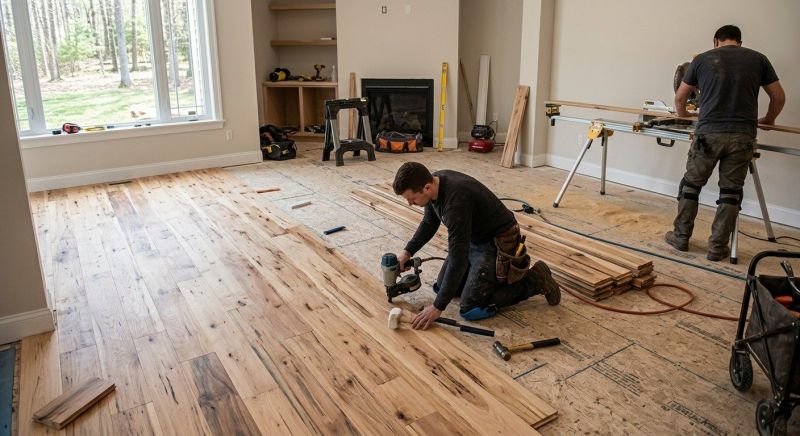Hickory Floor Installation in Youngstown, OH
