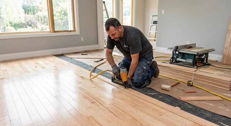 Maple Flooring Installation in Hermitage, PA