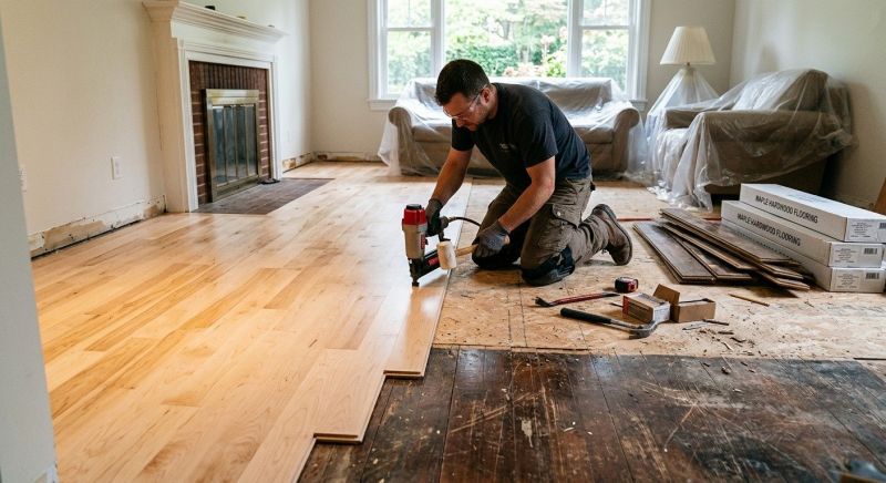 Maple Flooring Installation in Youngstown, OH