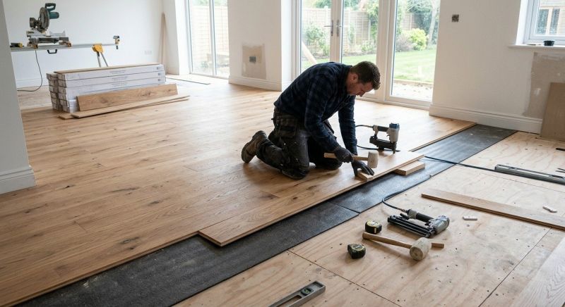 Oak Floor Installation in Hubbard, OH