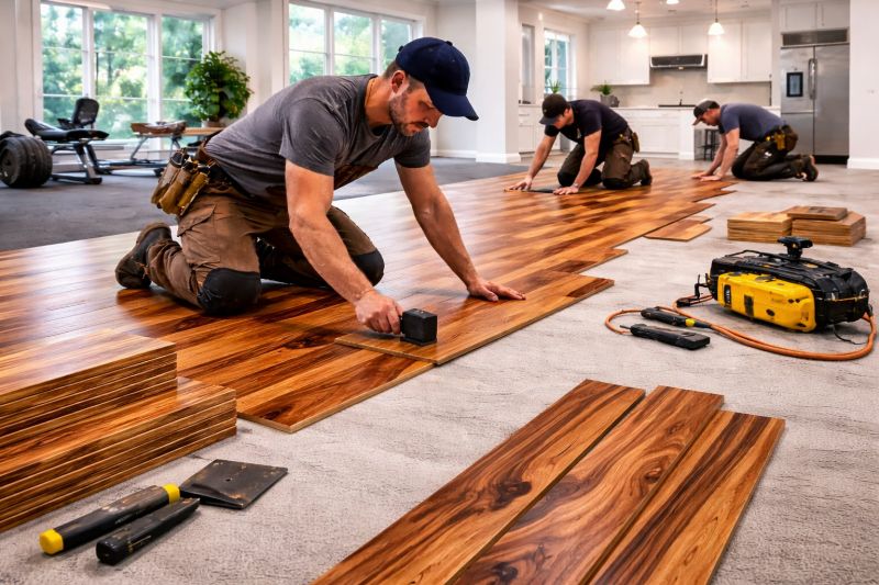 Teak Flooring Installation in Youngstown, OH