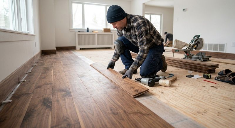 Walnut Flooring Installation in Youngstown, OH