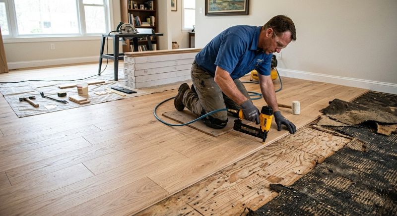 Wood Floor Replacement in Hermitage, PA