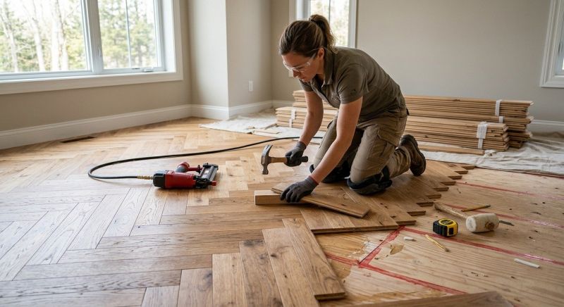 Wood Flooring Installation in Canfield, OH