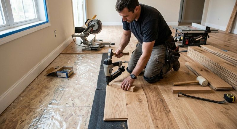 Wood Flooring Installation in Cortland, OH